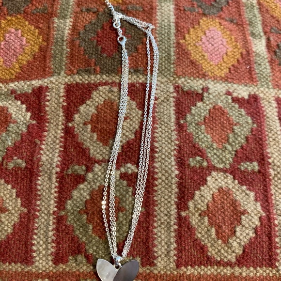 Boho Shell Butterfly Pendant Necklace - Picture 6 of 13